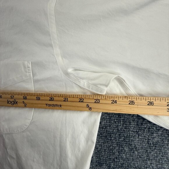 Brooks Brothers 16.5 4/5 Non-Iron Button-Down White Cotton Slim Shirt Mens Adult - Picture 7 of 16